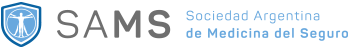 Sociedad Argentina de Medicina del Seguro Logo